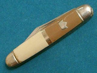 Vintage Imperial Usa Cigar Band Mini Cigar Jack Knife Knives Pocket Folding Pen