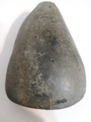 Smooth Stone Celtic Native American Artifact Stone Head Tomahawk War Club