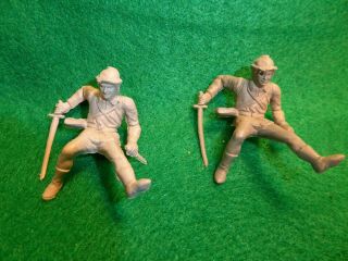 Vintage Marx 54mm Robin Hood Figures Jumping From Tree With Sword And Knife
