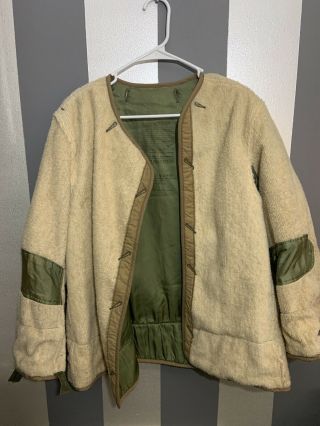 Vintage M - 1951 Liner Us Army Korean War For Field Jacket Small