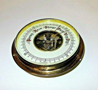 Vintage Aneroid Barometer Movement / Mechanism - Made In West Germany - Fine