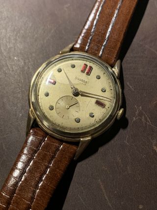 Running Vintage Silvana Small Seconds Swiss Made Mechanical Watch