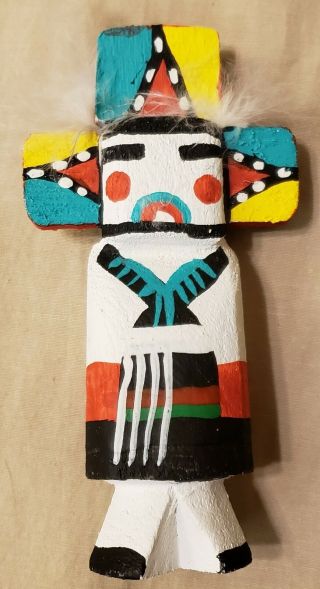Hopi Kachina - Butterfly Signed By L.  Pooley Native American