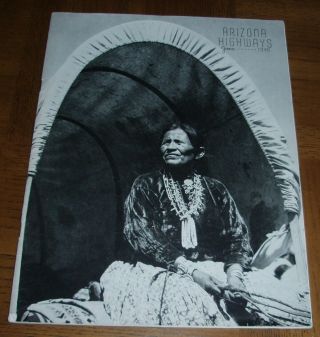 June 1940 Black And White Arizona Highways - Native American Issue - Az Indians