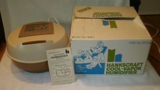 Vintage Hankscraft 3972 Cool Vapor Mist Humidifier Vaporizer Air Moisturizer Mcm