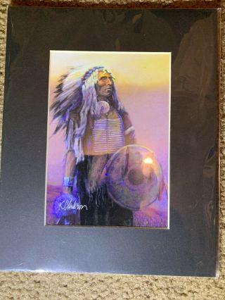 Art By Famous Native American Artist Karen Clarkten.