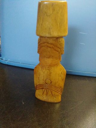 Rapa Nui Moai Easter Island Wood Carving Statue Figure 10 
