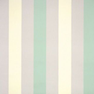 1940s Stripe Vintage Wallpaper Gray Green And Ivory Stripes