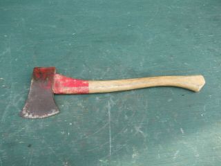 Vintage Tool Axe Hatchet 20 " Long Wooden Handle With 4 " Blade