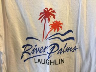 River Palms Casino Laughlin Nevada Tee T - Shirt Xxl Players Club Souvenir Item