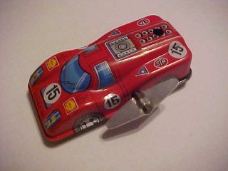 Yone No.  2190 Japan Tin Litho Toy Porsche 917 Wind - Up