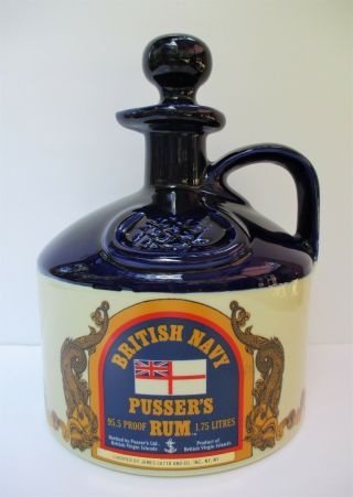 Vintage Container Decanter Pusser 
