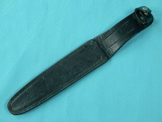 Vintage Leather Sheath Scabbard For Stiletto Knife