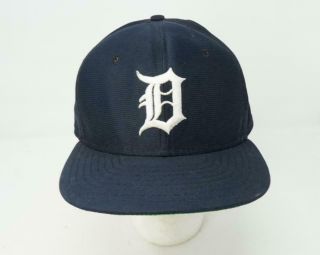 Vintage Era Detroit Tigers Mlb Baseball Hat Snapback Cap Blue Large