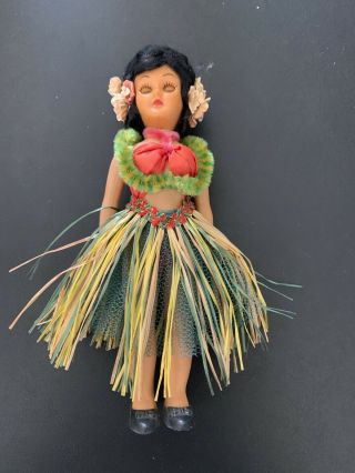 Vintage Hawaiian Hawaii Hula Girl Doll