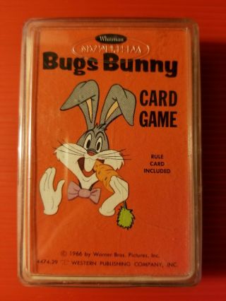 Vintage 1966 Bugs Bunny Card Game - Warner Bros Pictures - Western Publishing
