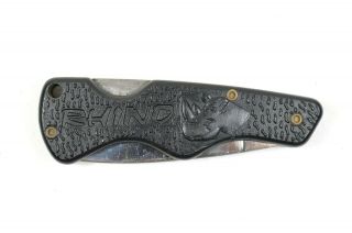 Zebco Rhino Fishing Tackle Packet Knife Rare Promotional Advertising