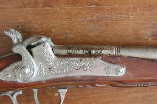 Vintage Hubley Early American Flintlock Toy Cap Pistol Gun 2