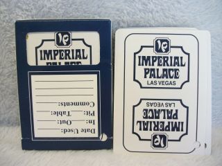 Vintage Imperial Palace Hotel Casino Las Vegas Deck Of Playing Cards Unsealed