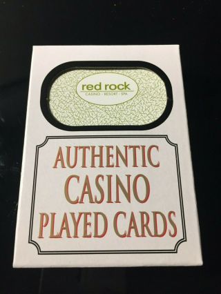 Authentic Las Vegas Nevada Red Rock Hotel Casino Playing Cards Deck Blackjack