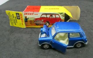 Vintage Dinky Toys 183 - Morris Mini - Minor With Box
