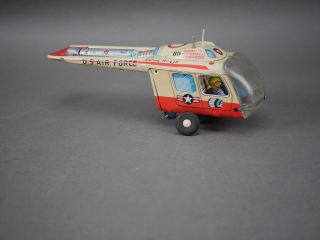 Vintage Japanese Tin Toy Helicopter Atc Helicopter Kaman H - 34b Repair