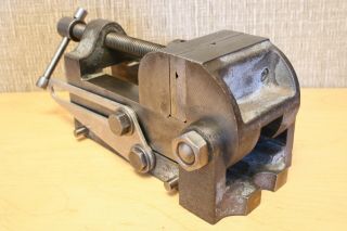 Vintage Craftsman Tilting Machinist Milling / Drill Press Vise,  2 1/2 " X 2 1/2 "
