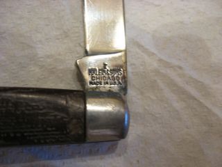 Vintage " M.  Klein & Sons Chicago Usa " Model " I " Single Blade Pocket Knife
