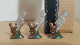 (3) Vintage Lead Soldier Manoil Barclay?