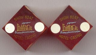 Casino Dice (showboat Hotel & Casino 1960 