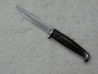 Vintage Case Xx Usa 1965 - 69 M3f Bird & Trout Fixed Blade Knife,  No Sheath Good