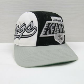 Vintage Los Angeles Kings Logo Athletic Snapback Hat Cap Size Osfa 90s Nhl
