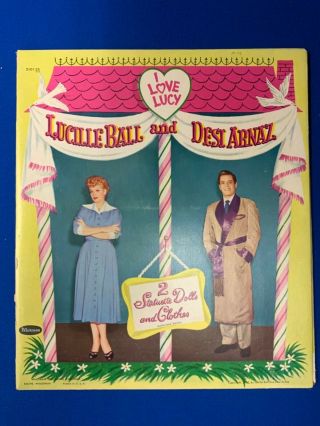 I Love Lucy Paper Dolls 1953 Lucille Ball / Desi Arnaz Whitman