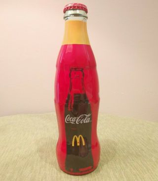 McDonald ' s Rare Coca Cola Bottle Canada Limited Edition Commemorative 50 Th 2