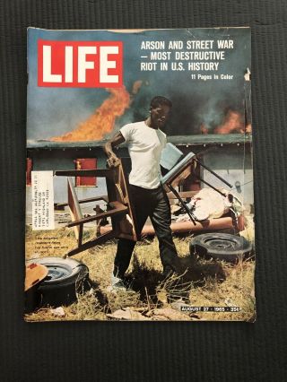 Riots Watts Detroit Chicago 4 Vtg Life Magazines 60s Civil Rights Los Angeles 2