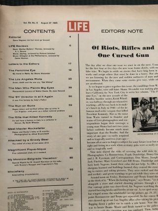 Riots Watts Detroit Chicago 4 Vtg Life Magazines 60s Civil Rights Los Angeles 3