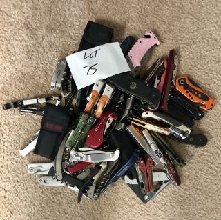 10 Pounds Of Assorted Knives And Multi Tools