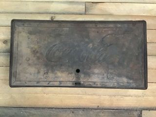 Rare Early 1900s Coca Cola Railroad Bottle Crate Sign Danville Va.  - Wow