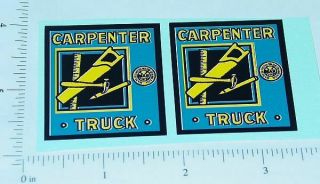 Marx Carpenter Stake Truck Replacement Stickers Mx - 041