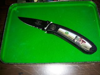Smith And Wesson John Deere Knife With Tin Swjd10