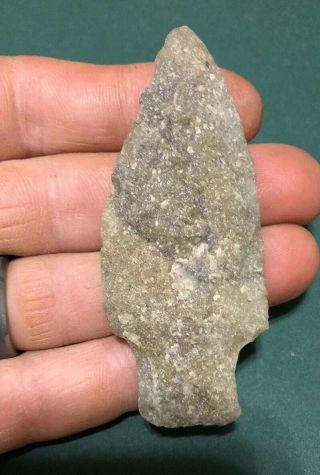Top Quality Quartzite Duncans Island - Pa Indian Artifact - Ny Arrowhead - Berks Co