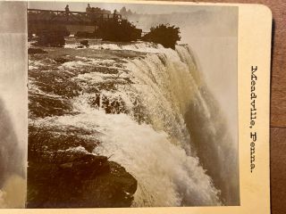 Horseshoe Falls Niagara Falls Keystone View Company Stereoscopic Stereoview Card