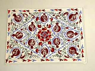 Embroidery Uzbek Vintage Wall Hanging Handmade Suzani