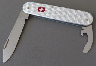 Victorinox Silver Alox Cadet Swiss Army Knife,