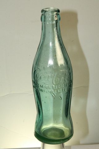 Rare Error Nov 16 1915 Coca Cola Bottle Number 9 Is Upsidedown.  Blue Looking