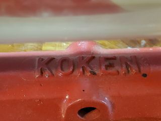 Koken 5156 - Barber Shop Pole Sign Light - Antique Vintage 3
