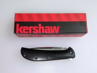 Kershaw Am - 3 2335 Al Mar Collaboration Speedsafe Flipper Knife Deep Carry Clip