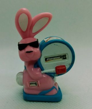 Vintage Energizer Bunny Wind Up Plastic Toy 2 - 1/4 " No Stickers Collectable