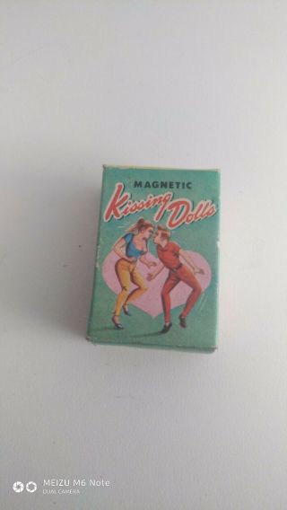 magnetic toy vintage kissing Dancers doll 1970 ' s game 3 2