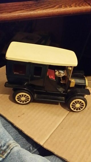 Vintage Antique Automobile Tin Friction Toy from Japan 2
